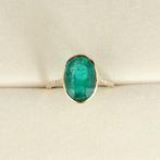 Bague de fiançailles - 14 carats Or jaune - 4.05ct. tw.