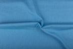 Linnen gordijnstof lichtblauw - Linnen stof 25m op rol, Hobby en Vrije tijd, Stoffen en Lappen, 200 cm of meer, Nieuw, Blauw, Linnen