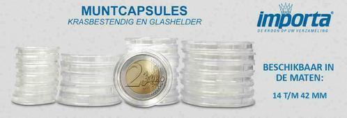 Importa Muntcapsules Muntcapsule € 2,00 2 euro Crystal Clear, Postzegels en Munten, Munten en Bankbiljetten | Verzamelingen