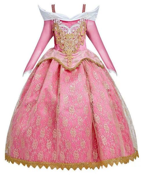 Prinsessenjurk - Doornroosje luxe jurk - Kleedje, Kinderen en Baby's, Carnavalskleding en Verkleedspullen, Verzenden