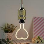 LED lamp - Sfeervolle Filament Bulb model - E27 - Hart | Wa, Huis en Inrichting, Nieuw, Ophalen of Verzenden