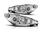 Angel Eyes Chrome koplampen geschikt voor Peugeot 206, Auto-onderdelen, Nieuw, Peugeot, Verzenden