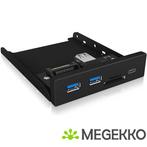 ICY BOX IB-HUB1417-i3 3,5  front panel extender, Computers en Software, Verzenden, Nieuw