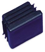 Plastic dop | blauw | 40x40 mm