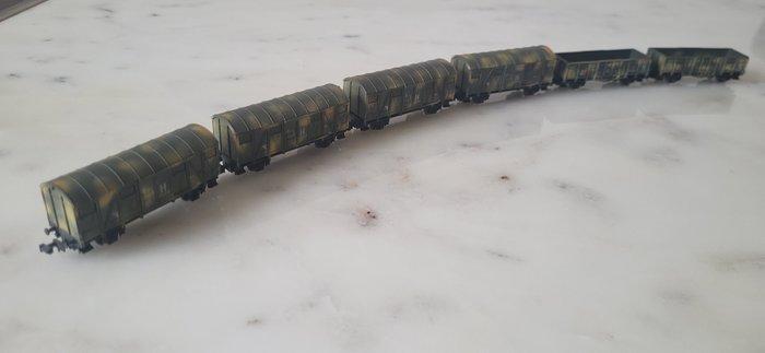 Lima N - Modeltrein (6) - Geweatherde gebruikte set van, Hobby en Vrije tijd, Modeltreinen | N-Spoor