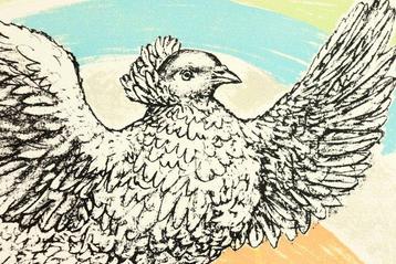 Pablo Picasso (1881-1973) - Colombe volant