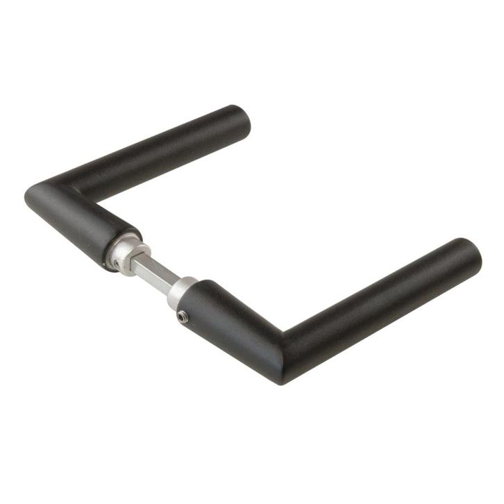 Deurkruk rond, haaks - Zwart, Doe-het-zelf en Bouw, Glas en Ramen, Nieuw, Verzenden