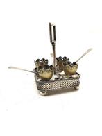 Eierdopje - Set Andrew Barrett & Sons eierhouder voor aan, Antiek en Kunst