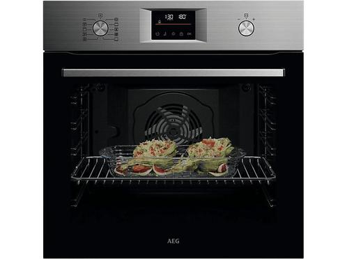 AEG -  Multifunctionele Oven - Vingervlekvrije Inox, Elektronische apparatuur, Ovens, Inbouw, Hete lucht, Stoom, Nieuw, Oven met grill