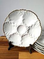 Baudour - Oesterservies (6) - Porselein - met gouden rand