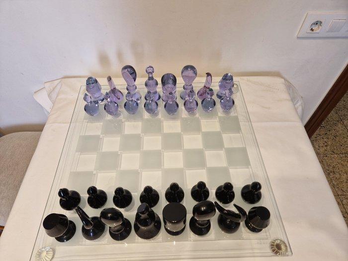 Schaakspel - Murano-glas, Antiek en Kunst, Antiek | Glaswerk en Kristal