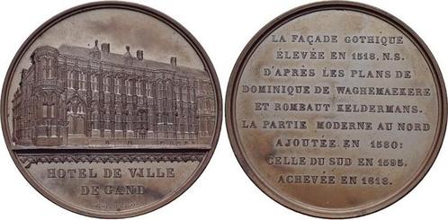Bronze-medaille 1851 medaille von Jacques Wiener 1815 bis..., Timbres & Monnaies, Pièces & Médailles, Envoi