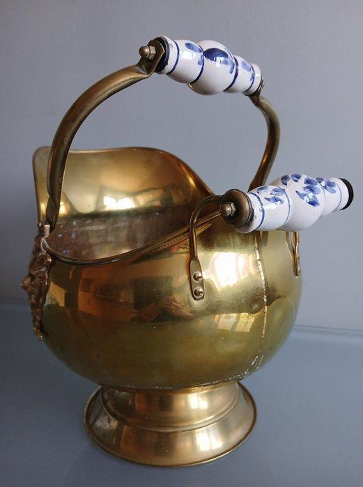 Emmer - Helmmodel - Koper, Messing, Porselein - Kolenemmer, Antiquités & Art, Curiosités & Brocante