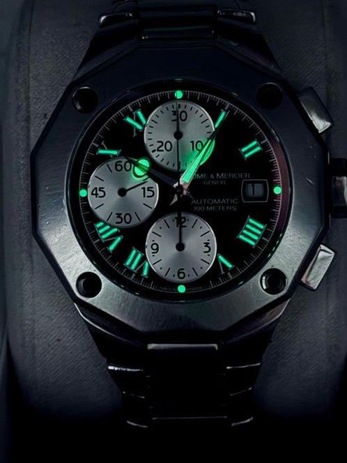 Baume & Mercier - Riviera Chronograph Automatic XL - -, Handtassen en Accessoires, Horloges | Heren