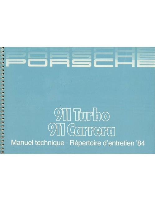 1984 PORSCHE 911 CARRERA | TURBO INSTRUCTIEBOEKJE FRENCH, Auto diversen, Handleidingen en Instructieboekjes