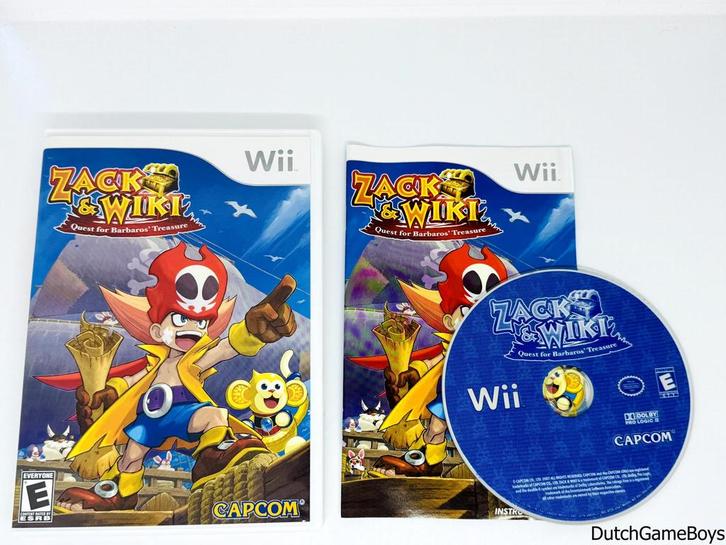 Nintendo Wii - Zack & Wiki - Quest For Barbaros Treasure - U, Games en Spelcomputers, Games | Nintendo Wii U, Gebruikt, Verzenden