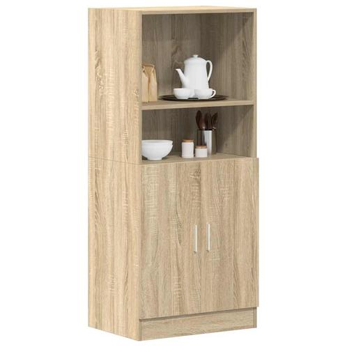 vidaXL Armoire de cuisine chêne sonoma 57x41,5x131,5cm, Maison & Meubles, Armoires | Autre, Neuf, Envoi