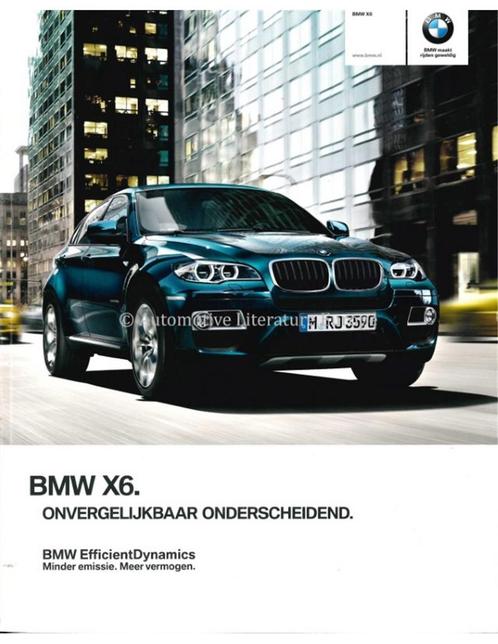 2013 BMW X6 BROCHURE NEDERLANDS, Boeken, Auto's | Folders en Tijdschriften