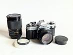 Canon AE-1 with 1: 1.4/50mm and Soligor 28-80mm zoomlens