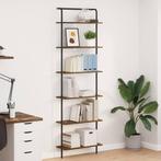 vidaXL Boekenplank Gerookt eiken 60 x 24 x 203 cm Bewerkt, Verzenden, Nieuw