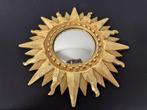 Spiegel- Stralende Elegant: Gouden Zonnespiegel met Bolglas
