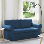 vidaXL bank / zetel Blauw 215 x 82 x 80 cm Stof, Huis en Inrichting, Zetels | Zetels, Verzenden, Nieuw