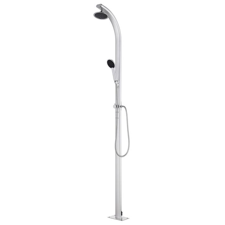 vidaXL Buitendouche 215 cm aluminium, Tuin en Terras, Zwembaden, Nieuw, Verzenden