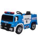Politietruck 12V elektrische rit op vrachtwagen blauw, Ophalen of Verzenden, Nieuw