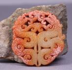 Groupe serpentine Sculptures chinoises traditionnelles en, Antiek en Kunst
