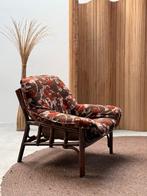 Fauteuil (2) - Fluweel, Bamboe, Canvas