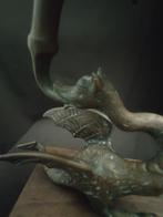 Sculpture, Antica roulette - 35 cm - Bois, Laiton