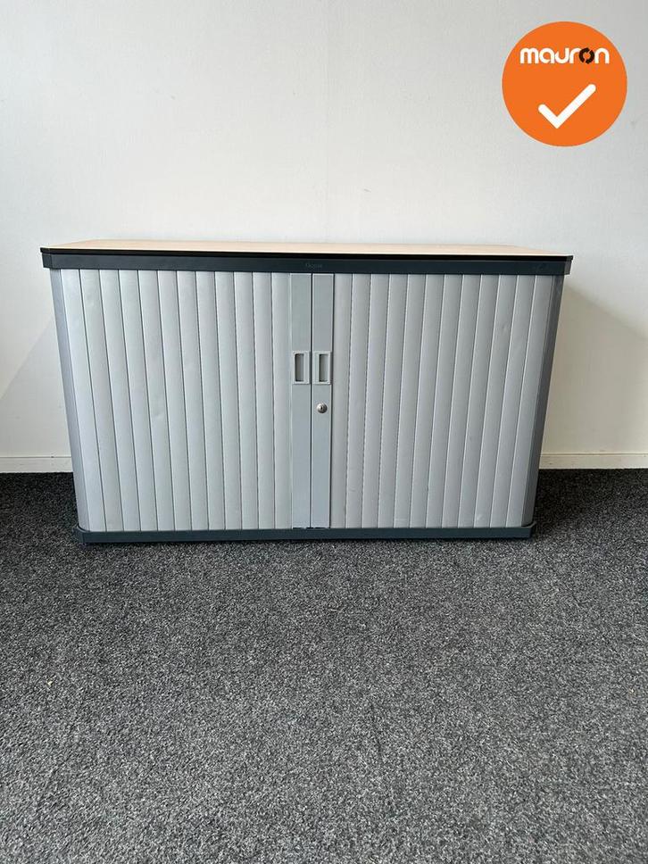 Gispen octa Roldeurkast B-Keuze - 74x120x45cm - Antraciet me, Zakelijke goederen, Kantoor en Winkelinrichting | Kantoormeubilair en Inrichting