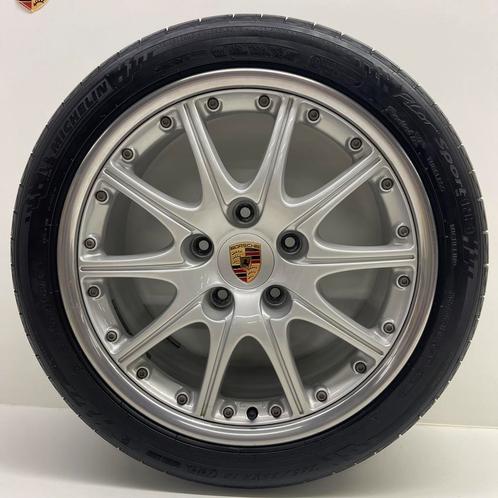 Porsche 996/Boxster/993 ORIGINELE 18inch GT3 met banden, Auto-onderdelen, Banden en Velgen, 18 inch, Zomerbanden, 265 mm, Personenwagen