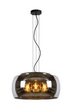 Hanglamp Lucide OLIVIA -  - Ø 50 cm - 3xE27 - Fumé, Verzenden