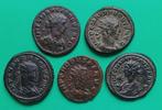 Romeinse Rijk. Probus (276-282 n.Chr.). Lot of 5 Æ