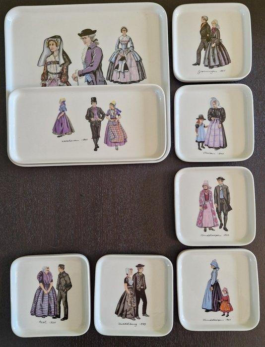 Villeroy & Boch - Serveergerei (8) - Porselein - 1960-1970 -, Antiek en Kunst, Antiek | Meubels | Tafels