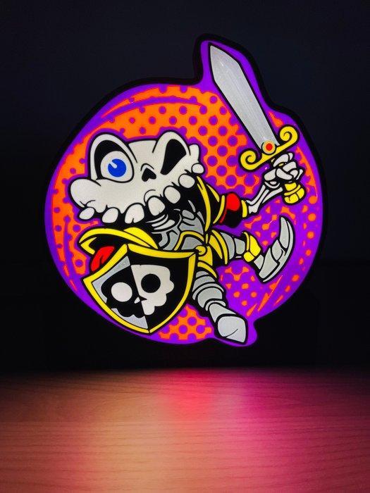 Gothic Skelet Strijder LED-lichtboxlamp – Retro, Consoles de jeu & Jeux vidéo, Consoles de jeu | Accessoires Autre
