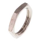 Contre-écrou G1 en laiton plaqué nickel [2 pièces]., Bricolage & Construction, Verzenden