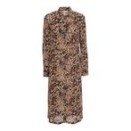 Patrizia Pepe • lange bruine leo jurk • 36 (IT42), Bruin, Verzenden, Nieuw, Patrizia Pepe