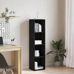 vidaXL Boekenkast Zwart Eiken 36x30x143 cm Gelamineerd Hout, Verzenden, Nieuw