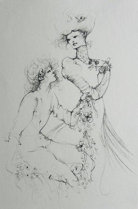 Leonor Fini (1907-1996) - Monsieur Vénus - Gravure originale, Antiquités & Art, Antiquités | Autres Antiquités