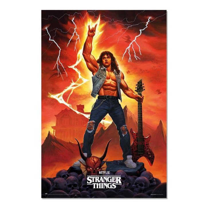 Stranger Things Eddie Poster 61 x 91 cm, Verzamelen, Film en Tv, Ophalen of Verzenden