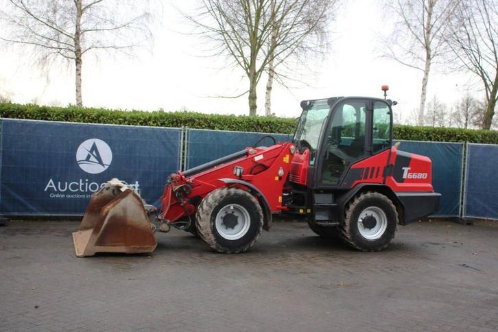 Veiling: Wiellader Schaffer 6680T Diesel 55kW 2021, Zakelijke goederen, Machines en Bouw | Kranen en Graafmachines, Ophalen