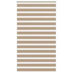 vidaXL Zebra Blind 130x200 cm stofbreedte 125,9 cm polyester, Huis en Inrichting, Verzenden, Nieuw