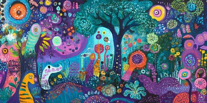 Felix van Horst - Cosmic Garden (XXL), Antiek en Kunst, Kunst | Designobjecten