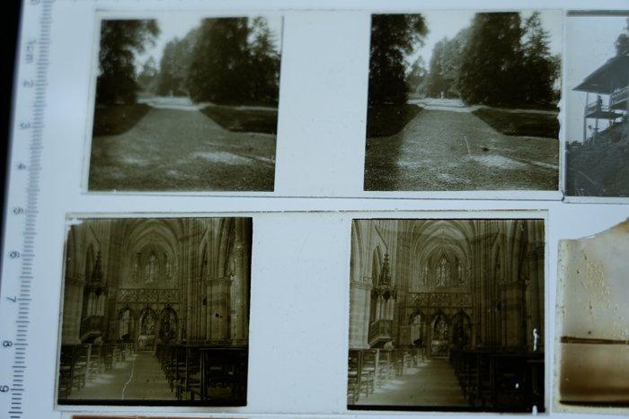 desconocido - LOTE 80 PLACAS CRISTAL positivo estereoscopico, Verzamelen, Foto-apparatuur en Filmapparatuur