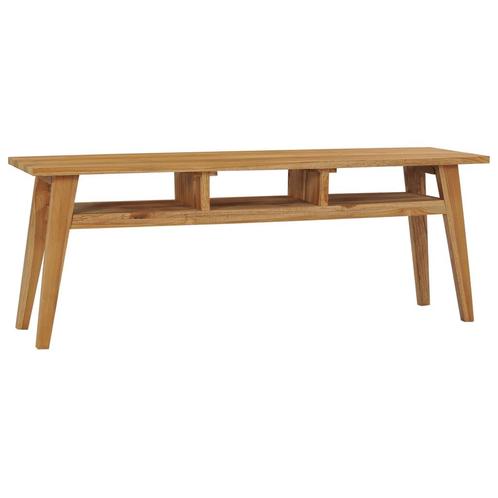 vidaXL Tv-meubel 120x35x45 cm massief teakhout, Huis en Inrichting, Kasten |Televisiemeubels, Nieuw, Verzenden