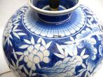 made in Germany - Lampe - Laiton, Porcelaine - bleu cobalt