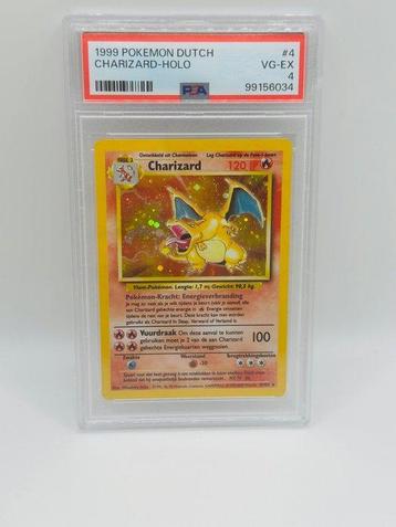 Pokémon - 1 Graded card - Blastoise, charizard base - PSA 4, Hobby en Vrije tijd, Nieuw