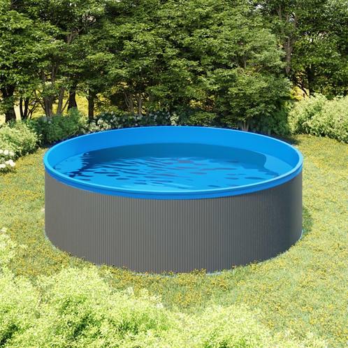 vidaXL Splasher pool met hangende skimmer en pomp 350x90 cm, Tuin en Terras, Zwembaden, Nieuw, Verzenden